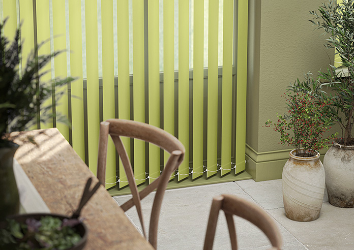 Trinity (Blackout), Lime - Vertical Blind - Image 5